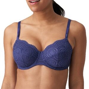 Prima Donna Petit Paris French Indigo Side Support Lace Bra